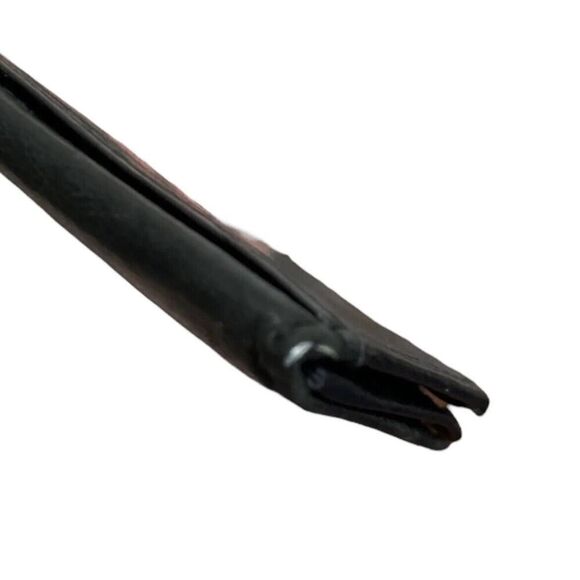 Dsquared2 Black Genuine Leather Bifold Credit Card Cash Money Holder Wallet - Picture 4 of 10